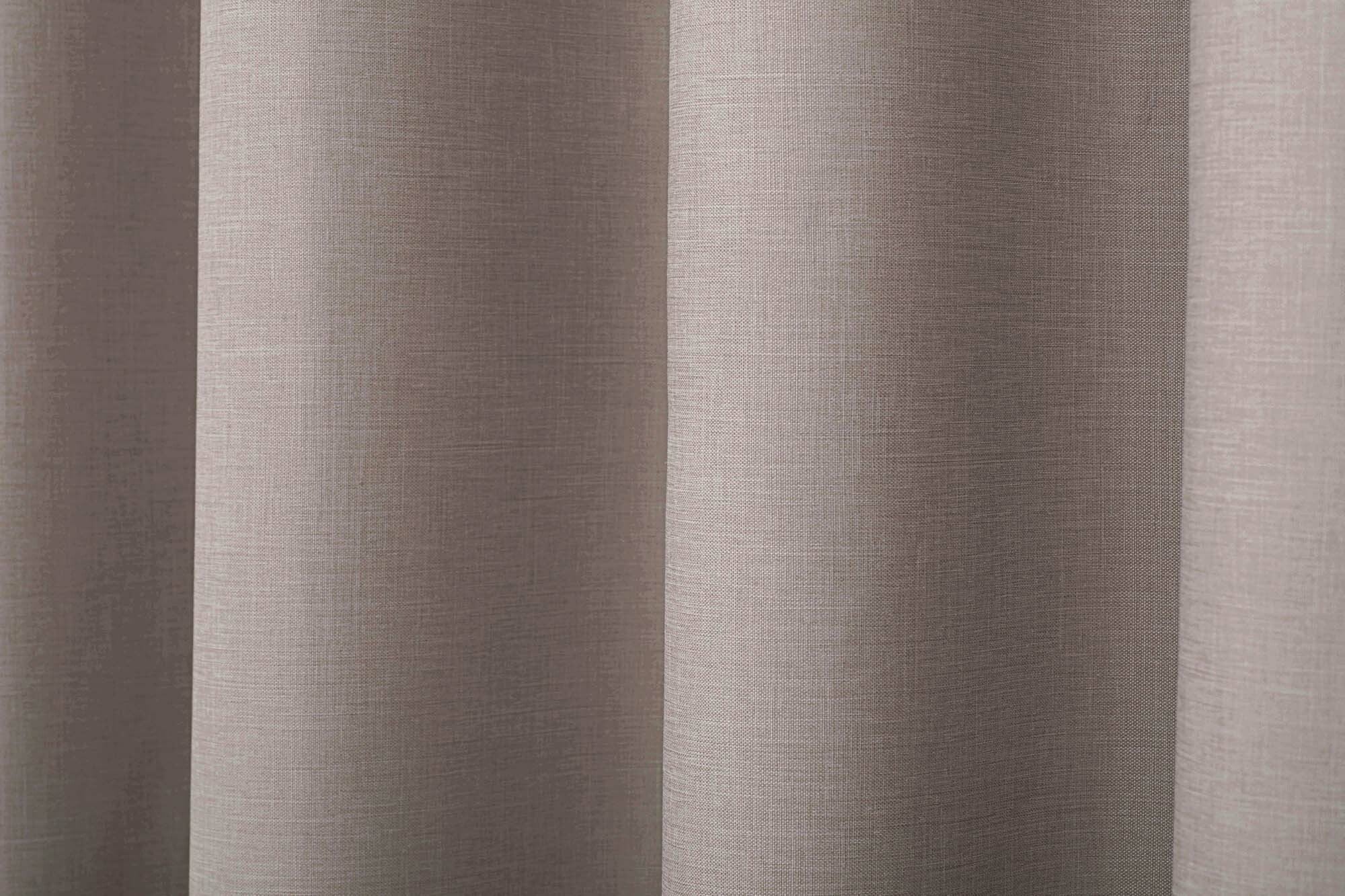Cinnamon Eyelet Blockout Curtains (Set of 2)