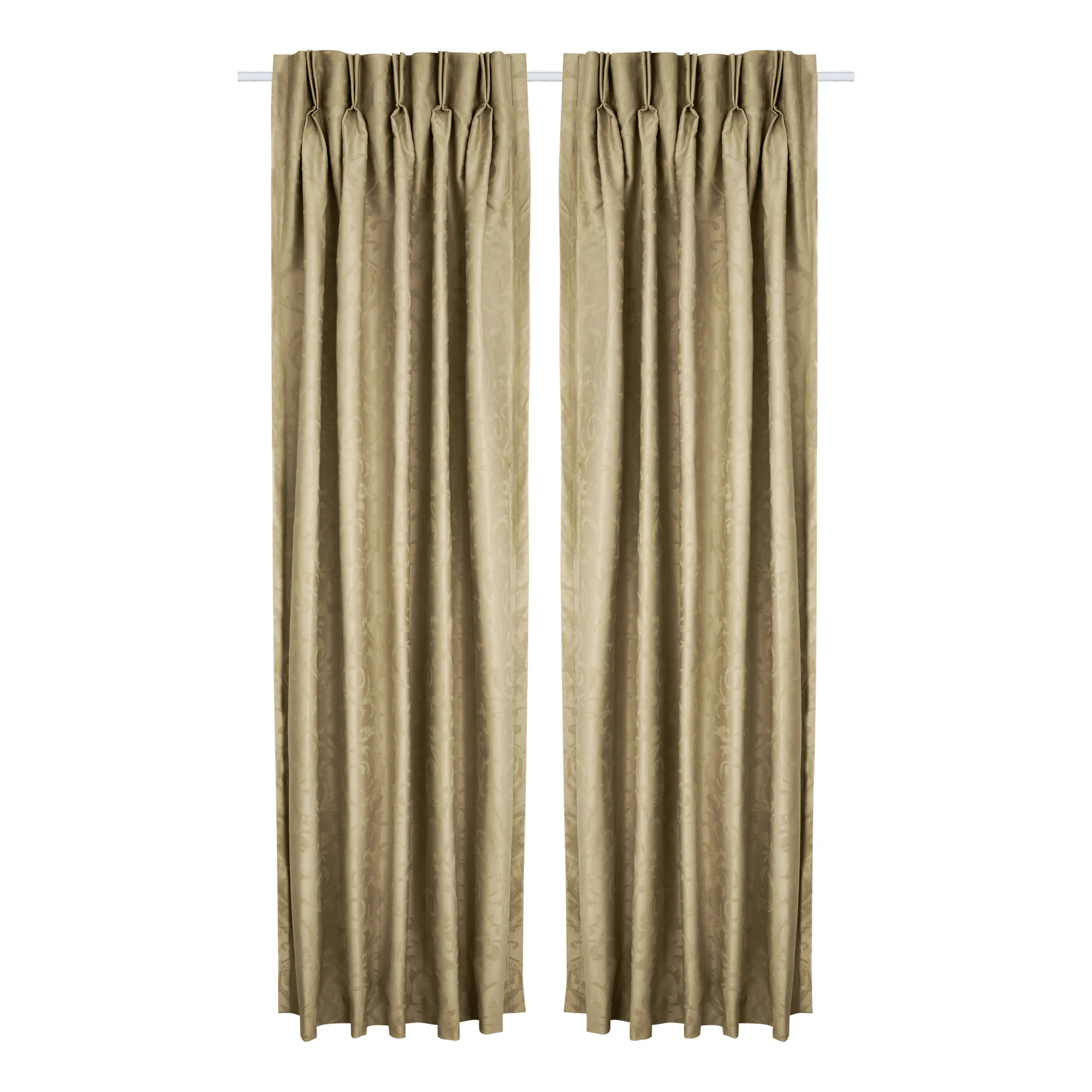 Vermouth Reno Pinch Pleat Blockout Curtains (Set of 2)