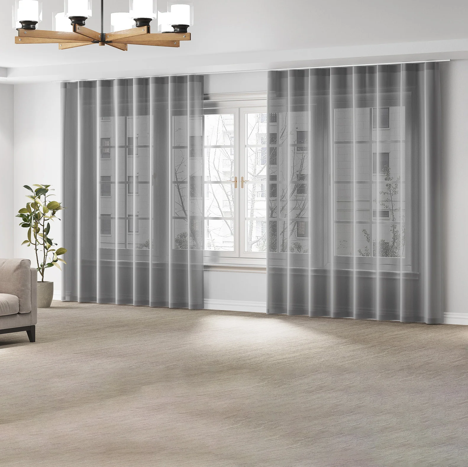 Sorrento S-Fold Sheer Curtains