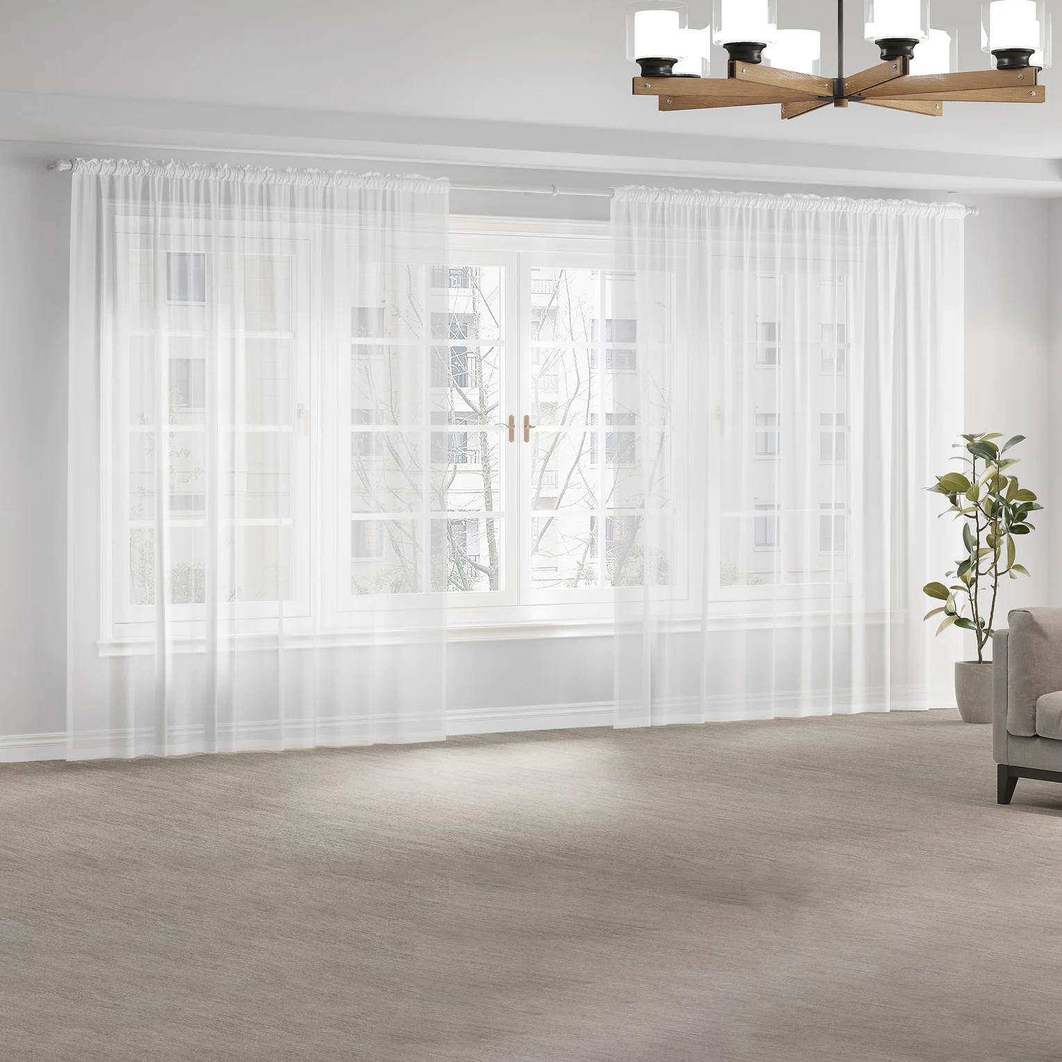 Sorrento Rod Pocket Sheer Curtain